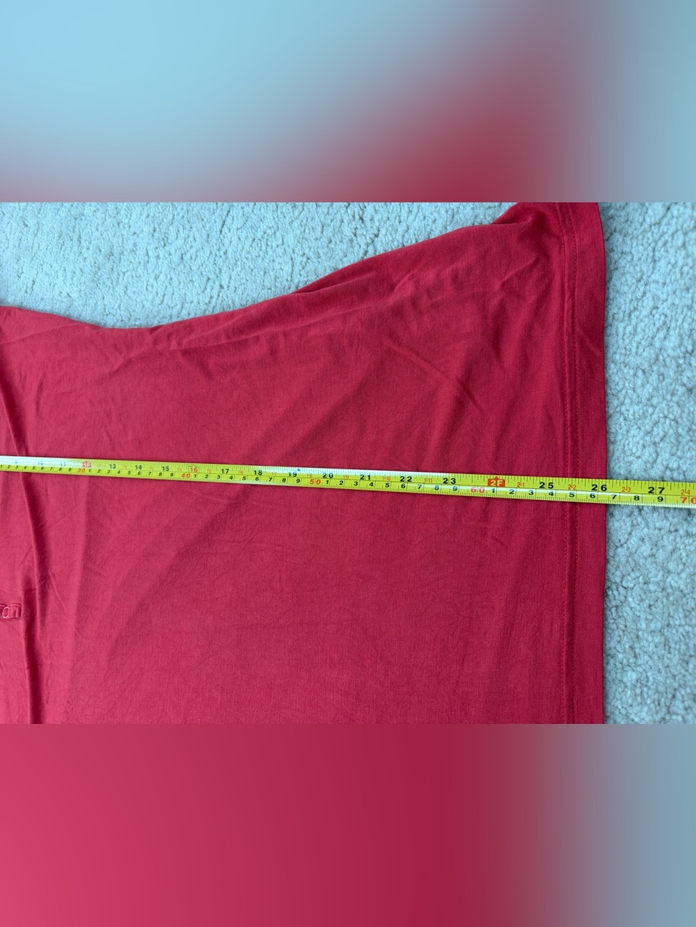 Little Sleepies Women’s Size Large Holiday Red Henley Bamboo Pajama Top - Picture 6 of 7